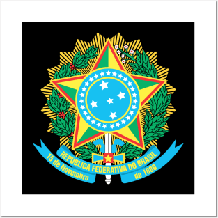 Coat of arms of Brazil Posters and Art